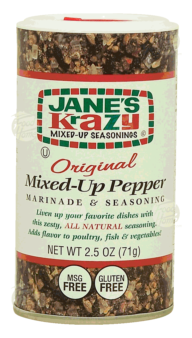 Janes Krazy mixed-up original pepper marinade & seasoning Full-Size Picture